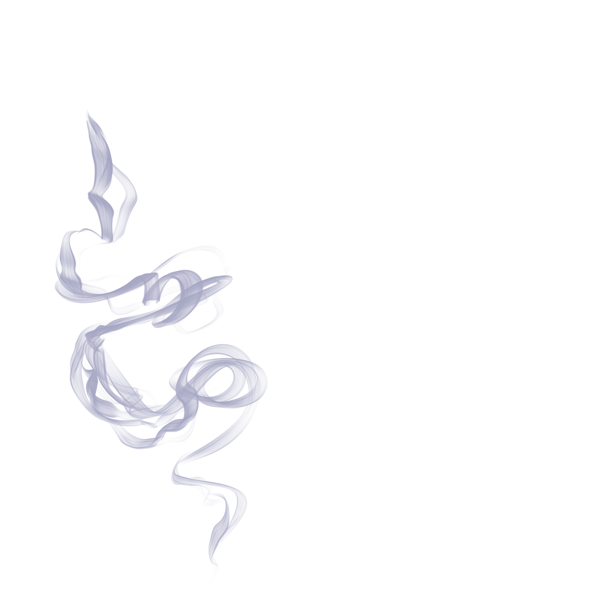 illustration element blue png smoke waves