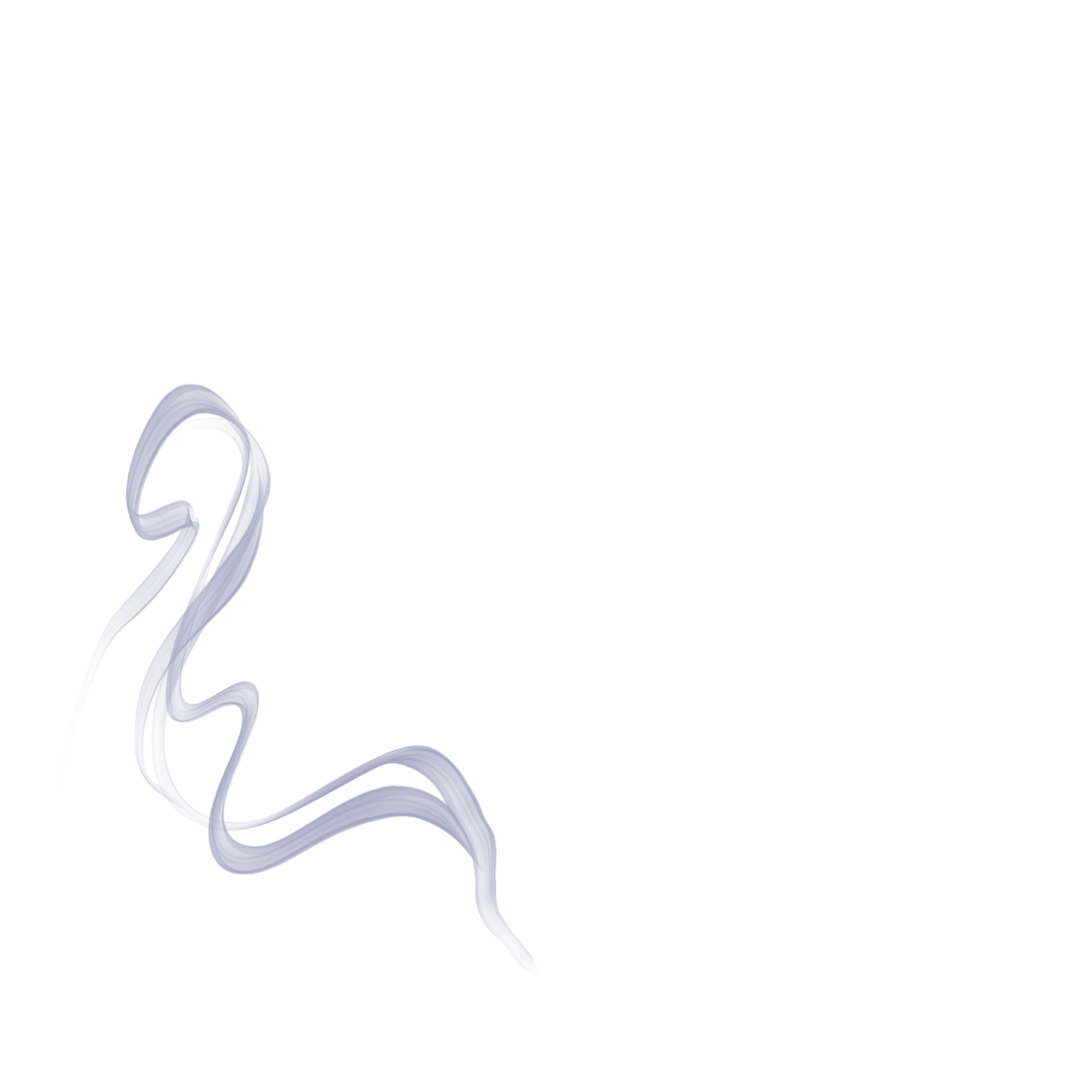 waves blue element illustration png smoke effect